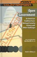 Cover of: Open Government by David L., Jr. Hudson