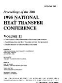 Cover of: Proceedings of the 1995 National Heat Transfer Conference by 