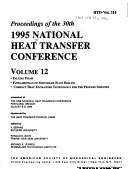 Cover of: Proceedings of the 1995 National Heat Transfer Conference by 