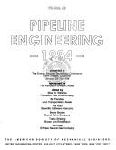 Cover of: Pipeline Engineering, 1994 by B. S. Williams, B. S. Williams