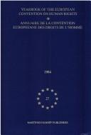 Cover of: Yearbook of the European Convention on Human Rights (Yearbook of the European Convention on Human Rights/Annuaire De La Convention Europeenne Des Droits De L'homme) by Council of Europe Staff