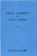 Cover of: Israel Yearbook on Human Rights 1972 (Israel Yearbook on Human Rights) by Yoram Dinstein