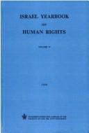 Cover of: Israel Yearbook on Human Rights 1980 (Israel Yearbook on Human Rights) by Yoram Dinstein