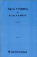 Cover of: Israel Yearbook on Human Rights 1982 (Israel Yearbook on Human Rights) by Yoram Dinstein