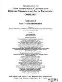 Cover of: Offshore Mechanics and Arctic Engineering: Safety and Reliability