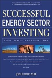 Cover of: Successful Energy Sector Investing: Every Investor's Complete Guide