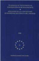 Cover of: Yearbook of the European Convention on Human Rights:Annuaire De la Convention Europeenne Des Droit De l