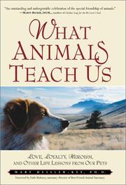 Cover of: What Animals Teach Us