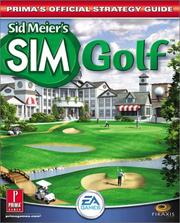 Cover of: Sid Meier's SimGolf: Prima's Official Strategy Guide