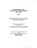 Cover of: Engineering and Technology Enrollments, Fall 1984, Part 1