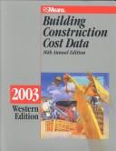 Cover of: Building Construction Cost Data 2003: Western Edition (Building Construction Cost Data Western Edition)