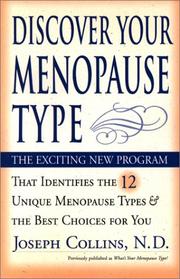 Discover Your Menopause Type by Joseph Collins