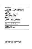 Cover of: Legal Handbook for Architects, Engineers and Contractors: Interdisciplinary Treatment of Construction Failures