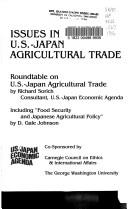 Cover of: Issues in U.S.-Japan agricultural trade