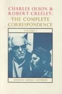 Cover of: The Complete Correspondence of Charles Olson & Robert Creeley by Charles Olson