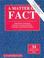 Cover of: Matter of Fact