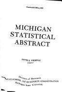 Cover of: MICHIGAN STATISTICAL ABSTRACT | 