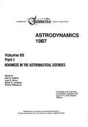Cover of: Guidance and Control, 1988 (Advances in the Astronautical Sciences, Vol 66)