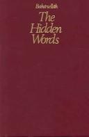 Cover of: The Hidden Words by بهاء الله