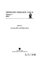 Cover of: Geography Research Forum/Volumes 2-6, 1980-1983 | Eliahu Stern