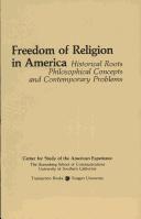 Cover of: Freedom of Religion in America by Henry B., II Clark