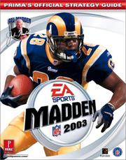 Cover of: Madden NFL 2003 | Mark Cohen