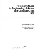 Cover of: Peterson's Guide to Engineering Science Competitive Jobs by Sandra Grundfest