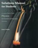 Cover of: Physics for Scientists and Engineers (Solutions Manual)