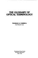 Cover of: The Glossary of Optical Terminology