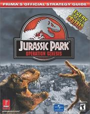 Cover of: Jurassic Park: Operation Genesis (Prima's Official Strategy Guide)