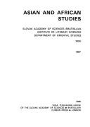 Cover of: Asian African Studs (Asian and African Studies)