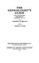 The genealogist's guide by Geoffrey B. Barrow