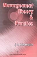 Cover of: Management Theory and Practice