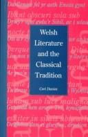 Cover of: Welsh Literature and the Classical Tradition
