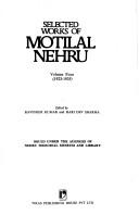 Cover of: Selected Works of Motilal Nehru/1923-1925 by Ravinder Kumar