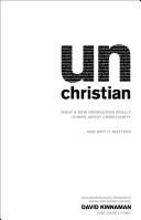 Cover of: Unchristian by David Kinnaman