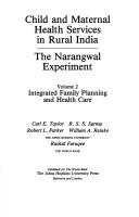 Cover of: Child and Maternal Health Service in India, the Narangwal Experiment: Integrated Family Planning and Health Care (World Bank)