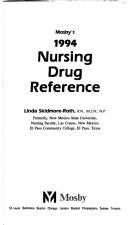 Cover of: Mosby's 1994 Nursing Drug Reference (Mosby's Nursing Drug Reference)