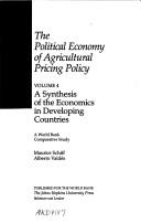 Cover of: Trade, exchange rate, and agricultural pricing policies in Brazil by International Bank for Reconstruction and Development.