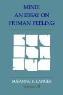 Cover of: Mind: An Essay on Human Feeling, Vol. 3 (Mind (Hardcover))