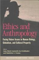 Cover of: Ethics and Anthropology by 