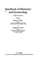 Cover of: Handbook of Obstetrics and Gynecology