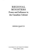 Cover of: Regional Ministers: Power and Influence in the Canadian Cabinet