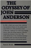 Cover of: The Odyssey of John Anderson (Osgoode Society for Canadian Legal History)