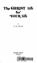 Cover of: Christ-Life for Your Life