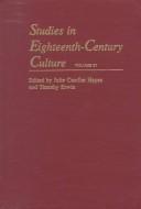 Cover of: Studies in Eighteenth-Century Culture