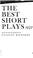 Cover of: Best Short Plays, 1972