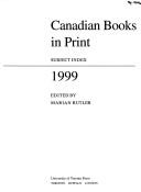 Cover of: Canadian Books in Print 1999: Subject Index (Canadian Books in Print Subject Index)