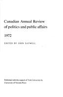 Cover of: Canadian Annual Review 1972
