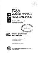 Cover of: Annual Book of Astm Standards, 1986 by 